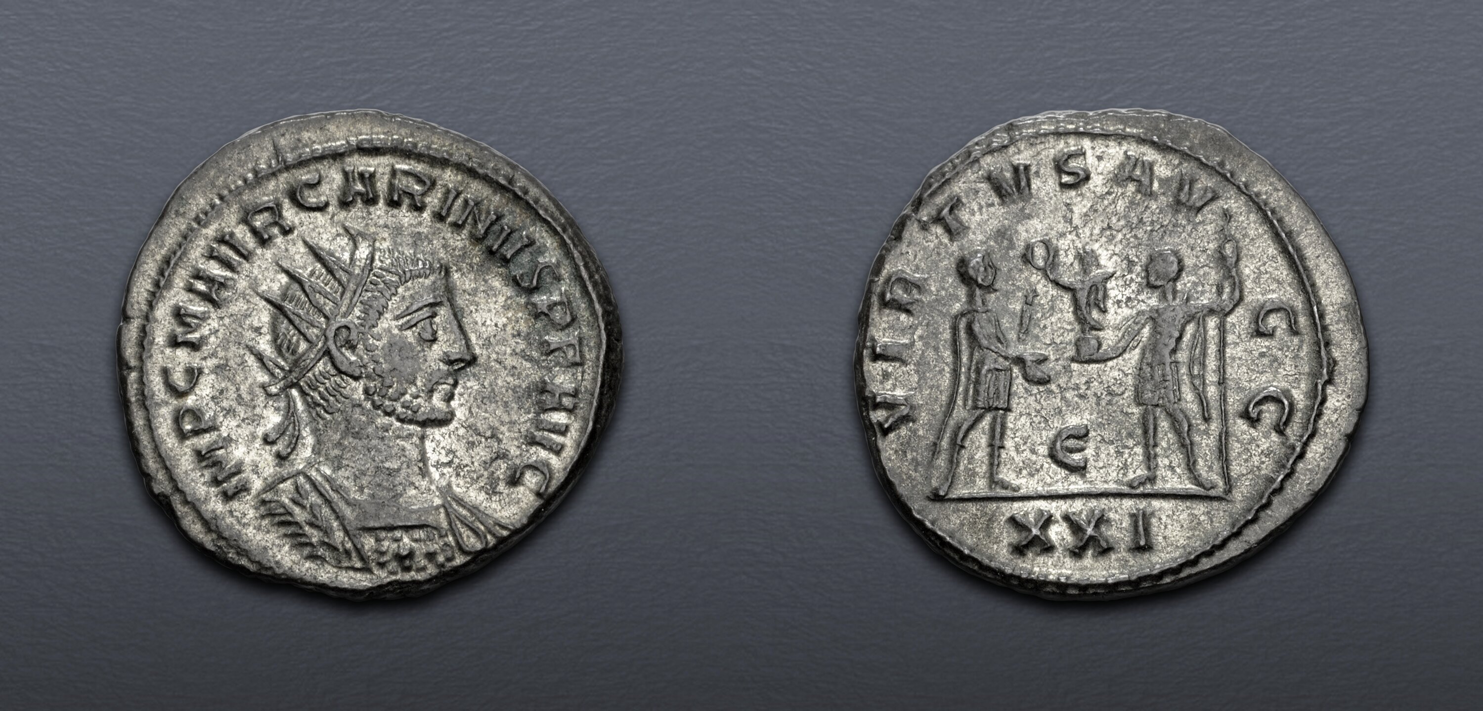 Carinus. AD 283-285. Antoninianus (20.5mm, 4.29 g, 6h). Antioch mint ...