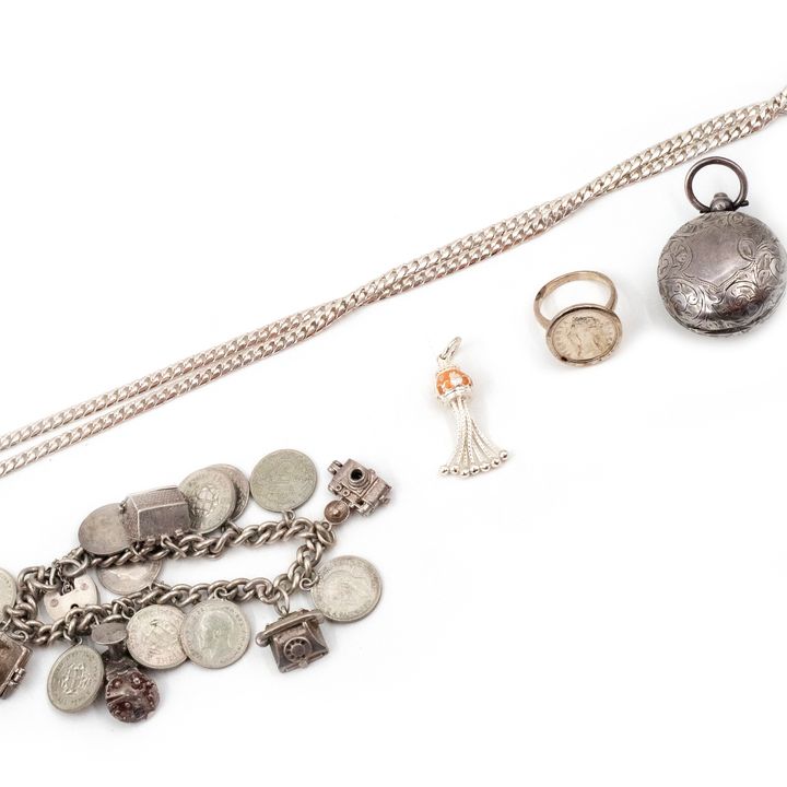 Mix Lot of Silver Jewellery