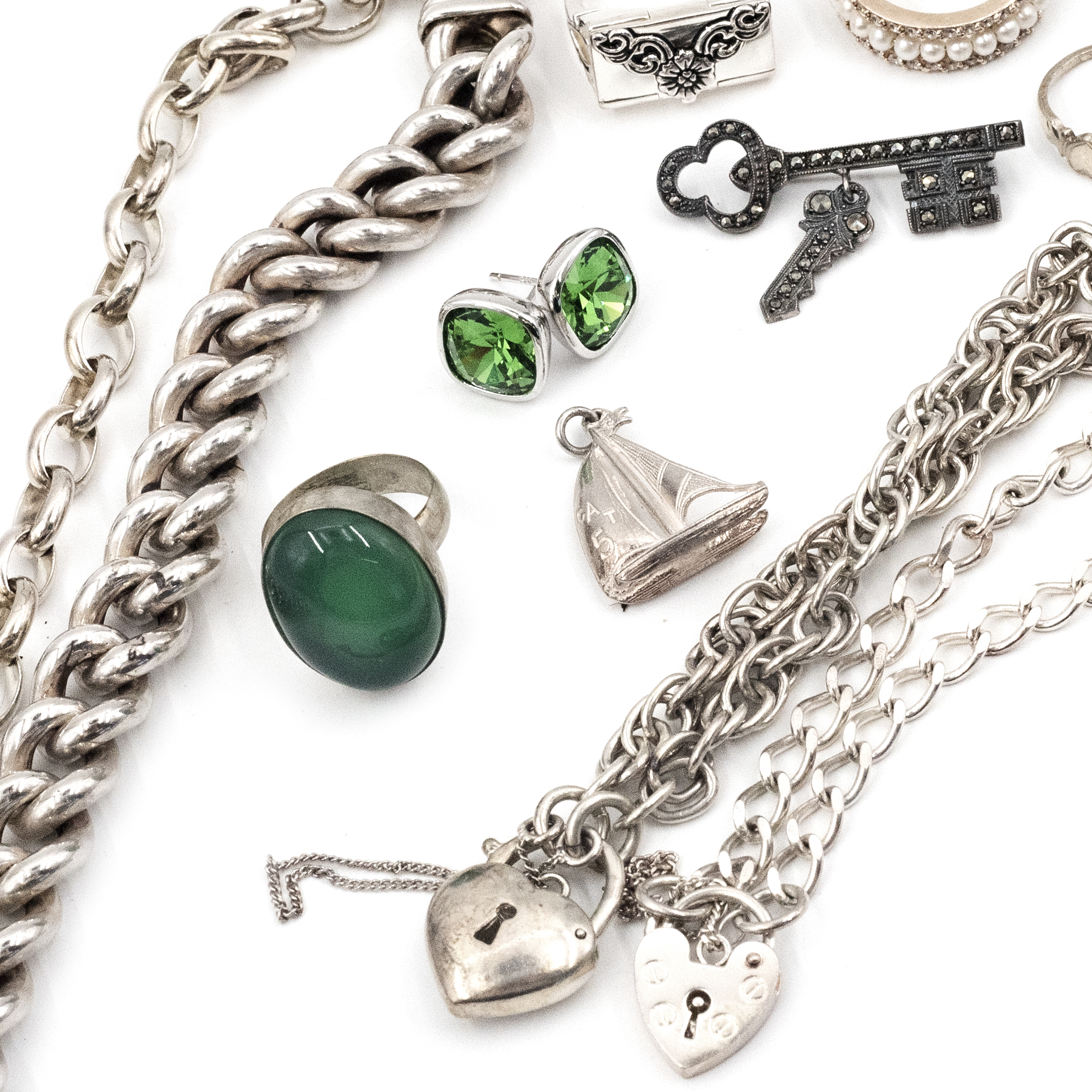 Mix Lot of Silver Jewellery