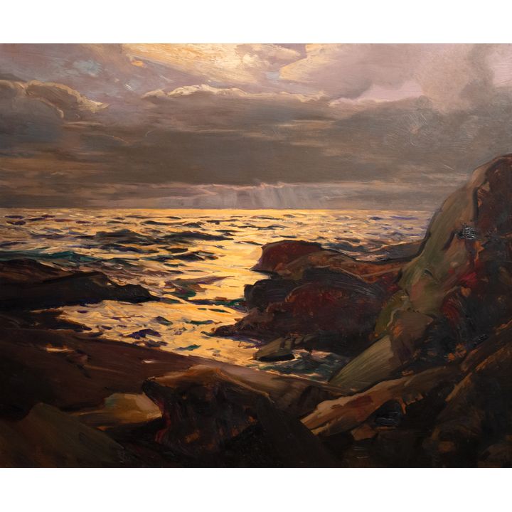 Frederick Judd Waugh (1861-1940), Early Moon