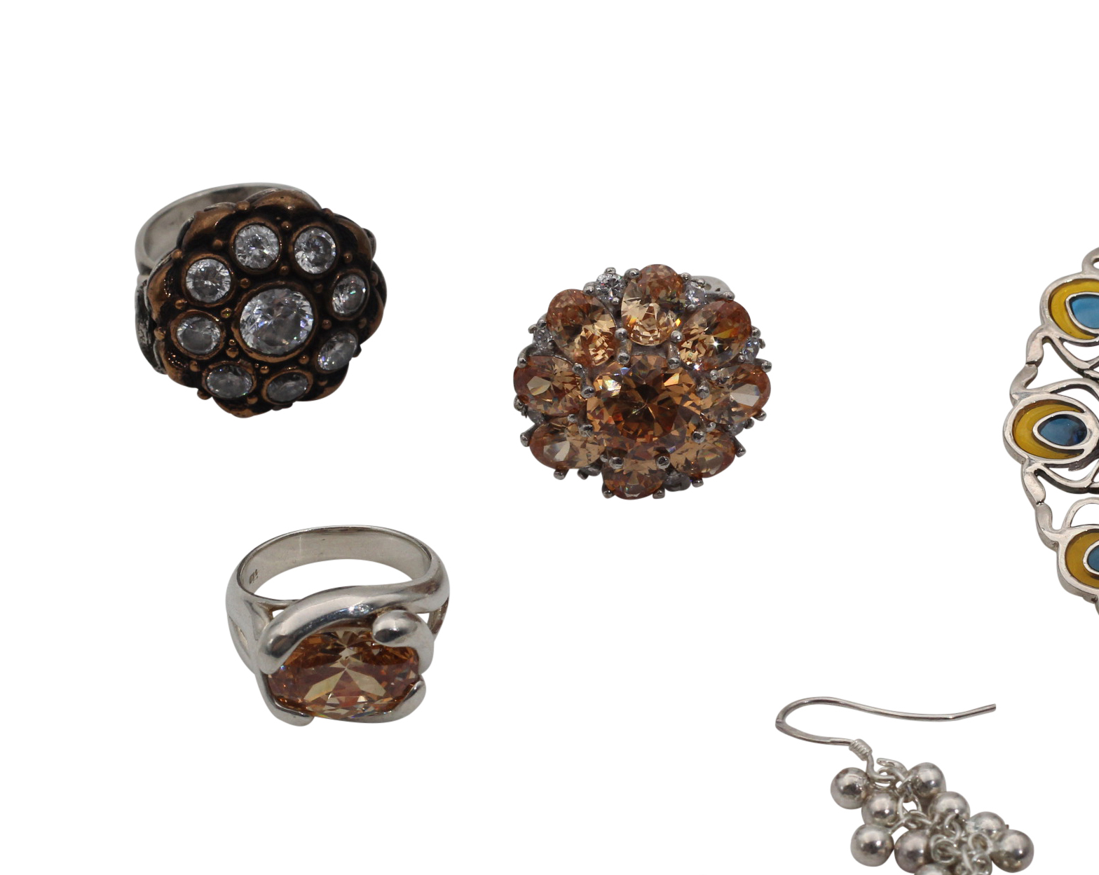 258. · 5 Piece Sterling Silver Lot 69g