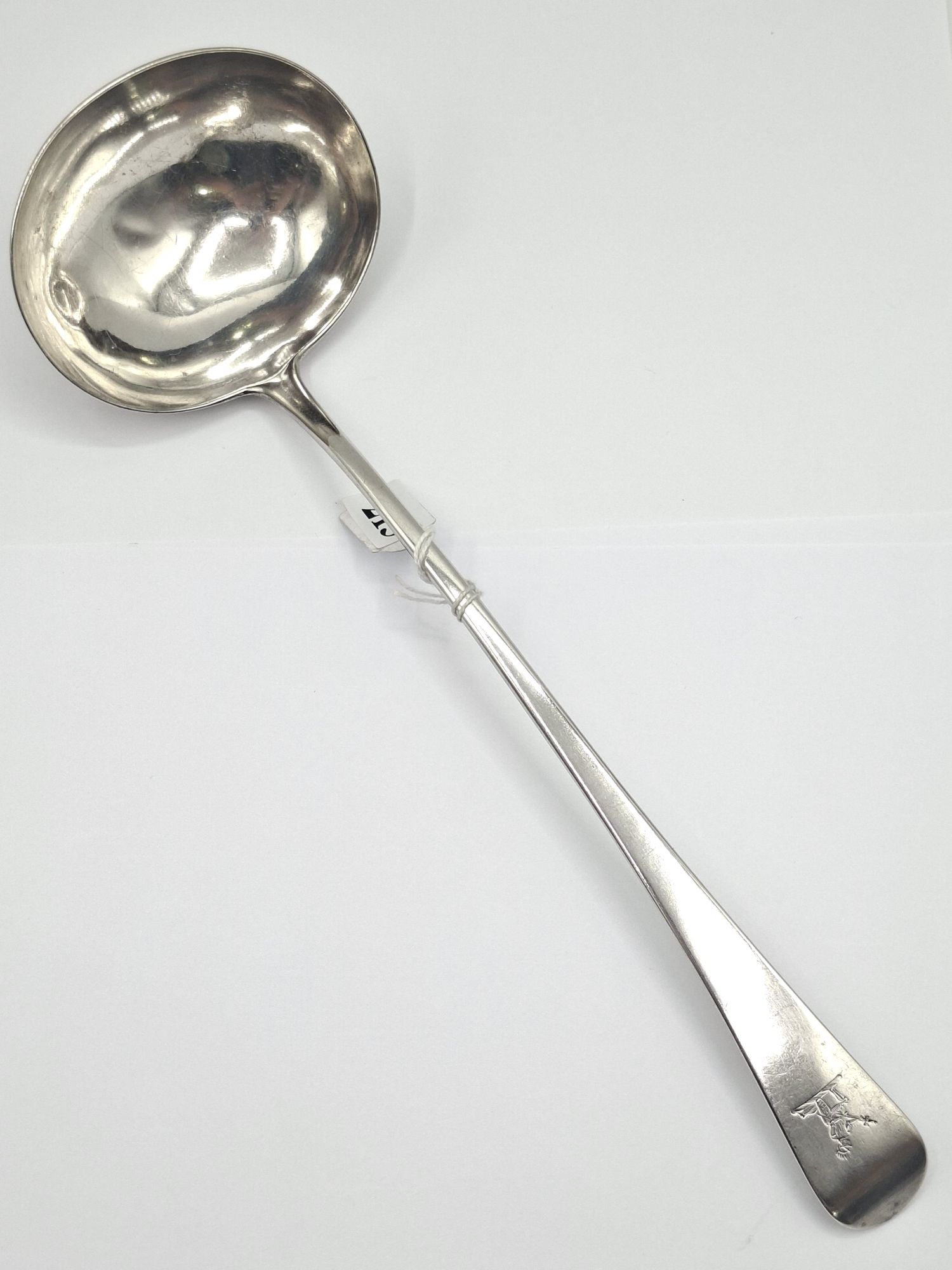 Georgian Sterling Silver Serving Ladle