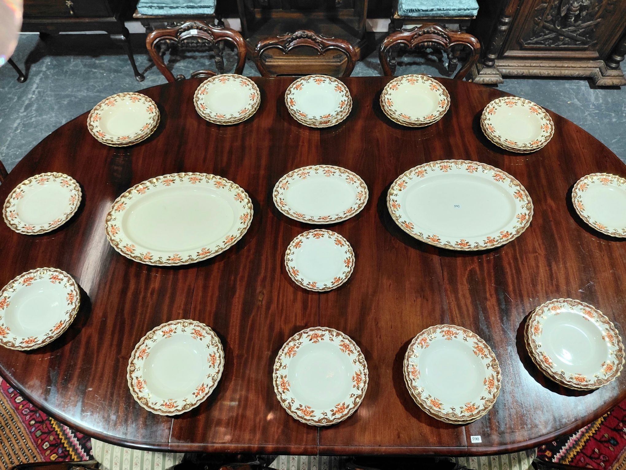 592 · SPODE DINNERWARE