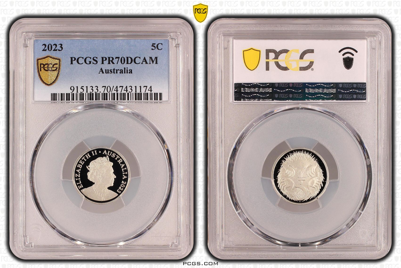Five Cent, 2023, PCGS PR70DCAM
