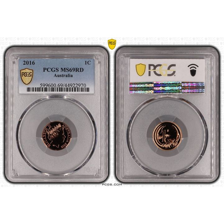 2016 Australian One Cent, 1c PCGS - MS69RD -970