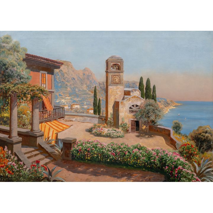 Gottfried Arnegger | Capri. Piazza Umberto