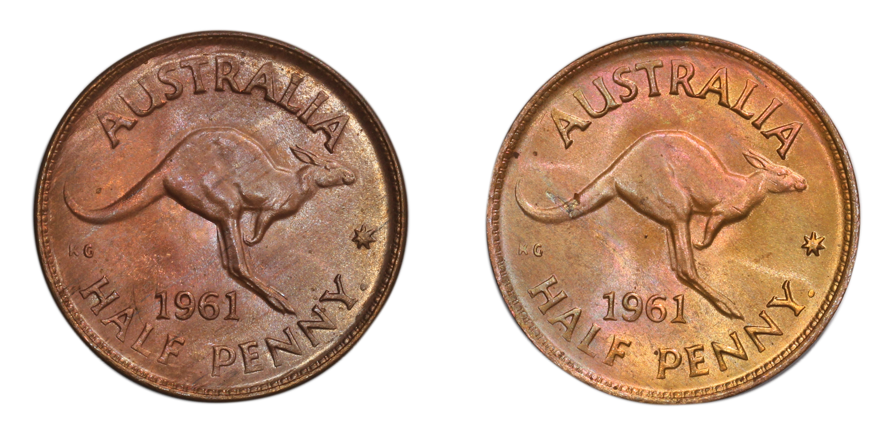 904. · Elizabeth II, Half Penny, 1961-Y., Gem Uncirculated
