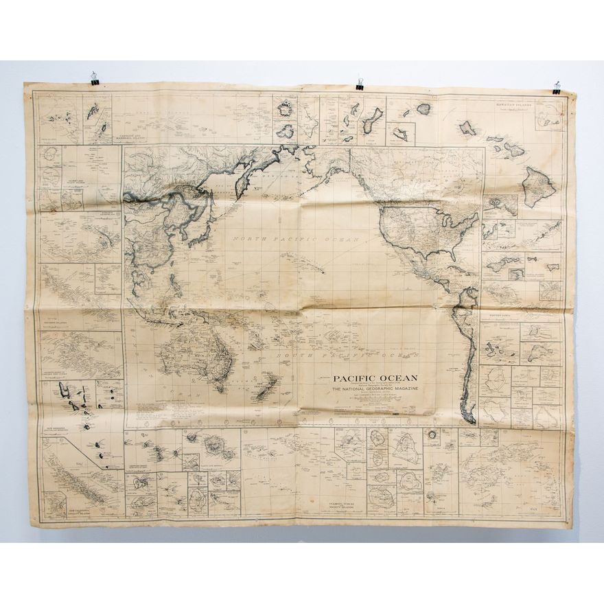 GROSVENOR, G. [editor] - Map - Pacific Ocean