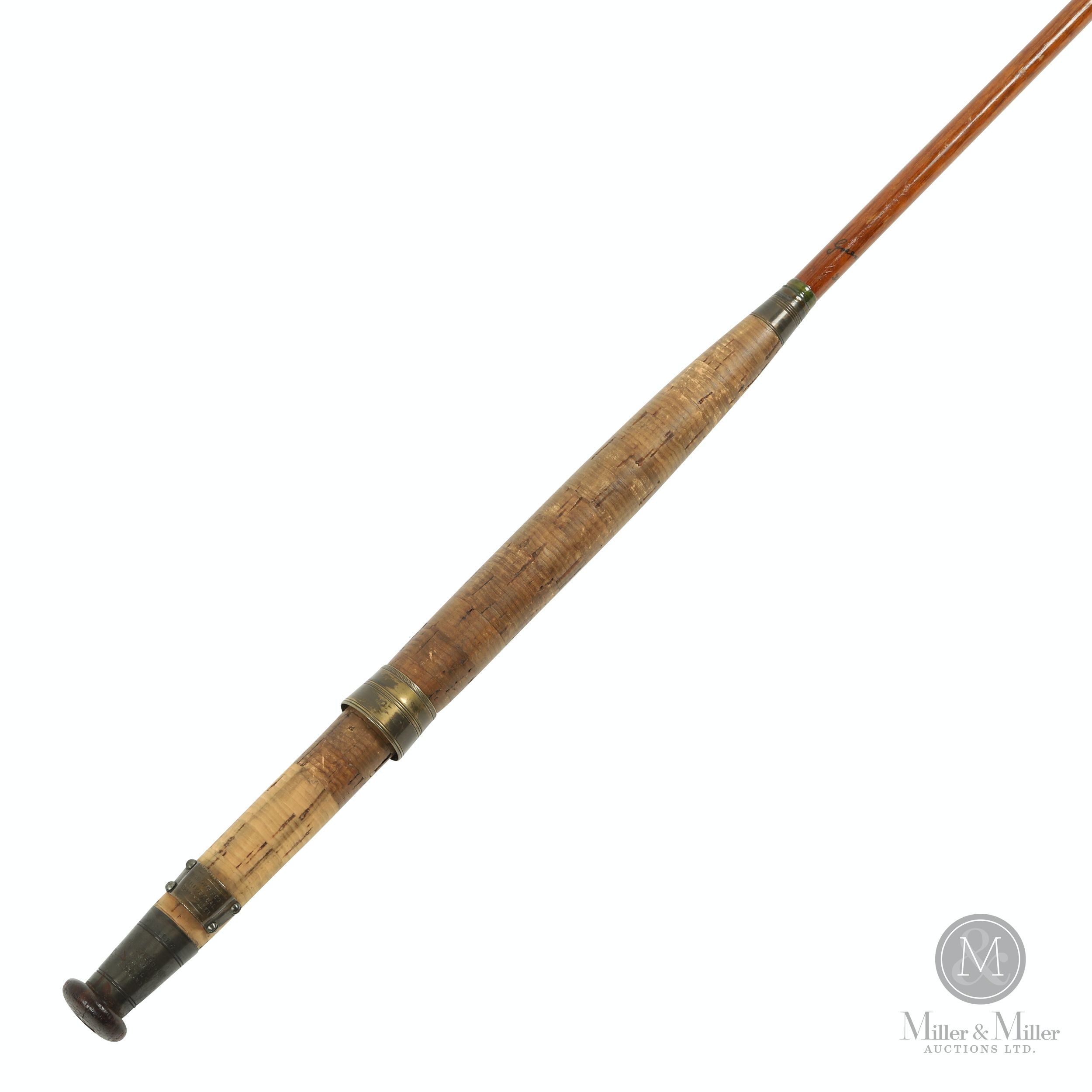 Hardy Bros., Alnwick Greenheart Bamboo Fishing Rod
