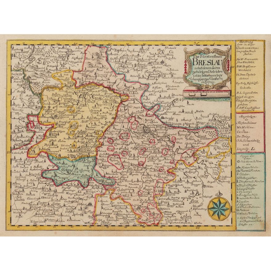 Johann Georg Schreiber | Das Fürstenthum Breslau nebst denen darzu gehörigen Districte…