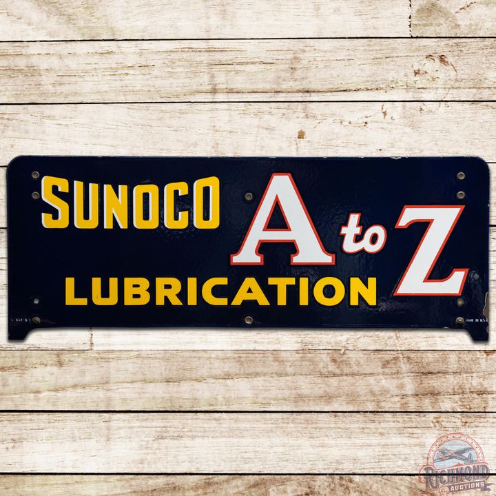 30" Sunoco A to Z Lubrication SSP Sign - 9