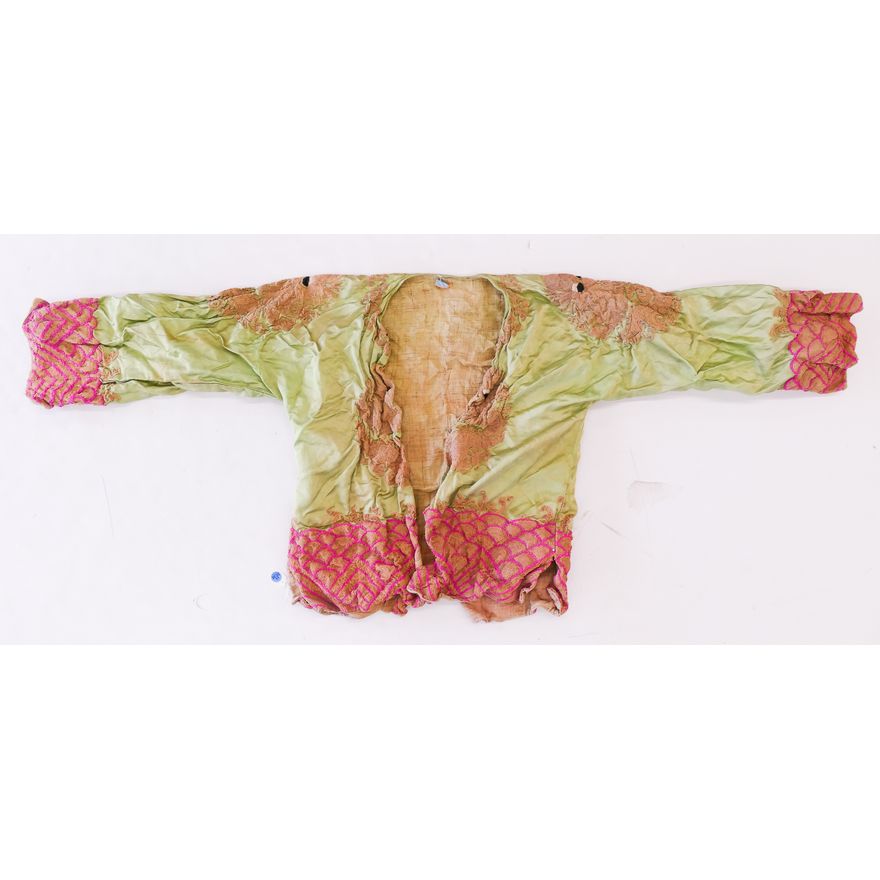 Old Mongolian Gold Thread Dragon Robe- 23''