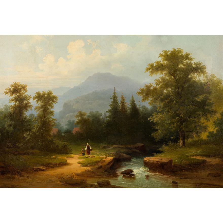 Colestin Brügner | Droga nad strumieniem, 1865 r.