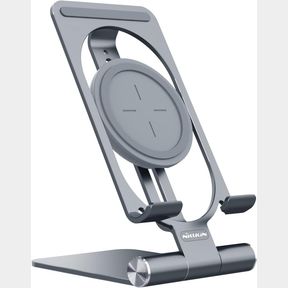 NILLKIN FAST WIRELESS CHARGER - METAL FOLDABLE AND ADJUSTABLE WIRELESS CHARGING STAND FOR IPHONE 14 13 12 PRO MAX/PRO, SAMSUNG GAL