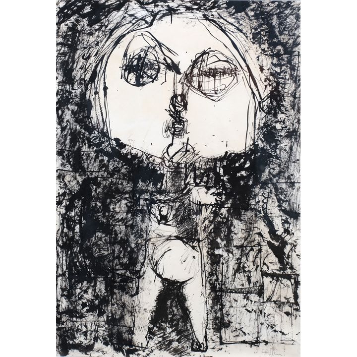 Ralph Hotere 'Untitled (Woman)'