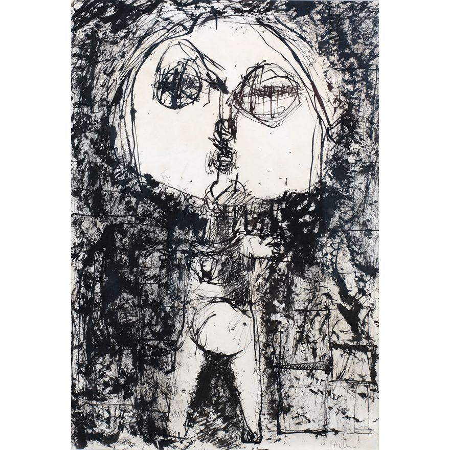 Ralph Hotere 'Untitled (Woman)'
