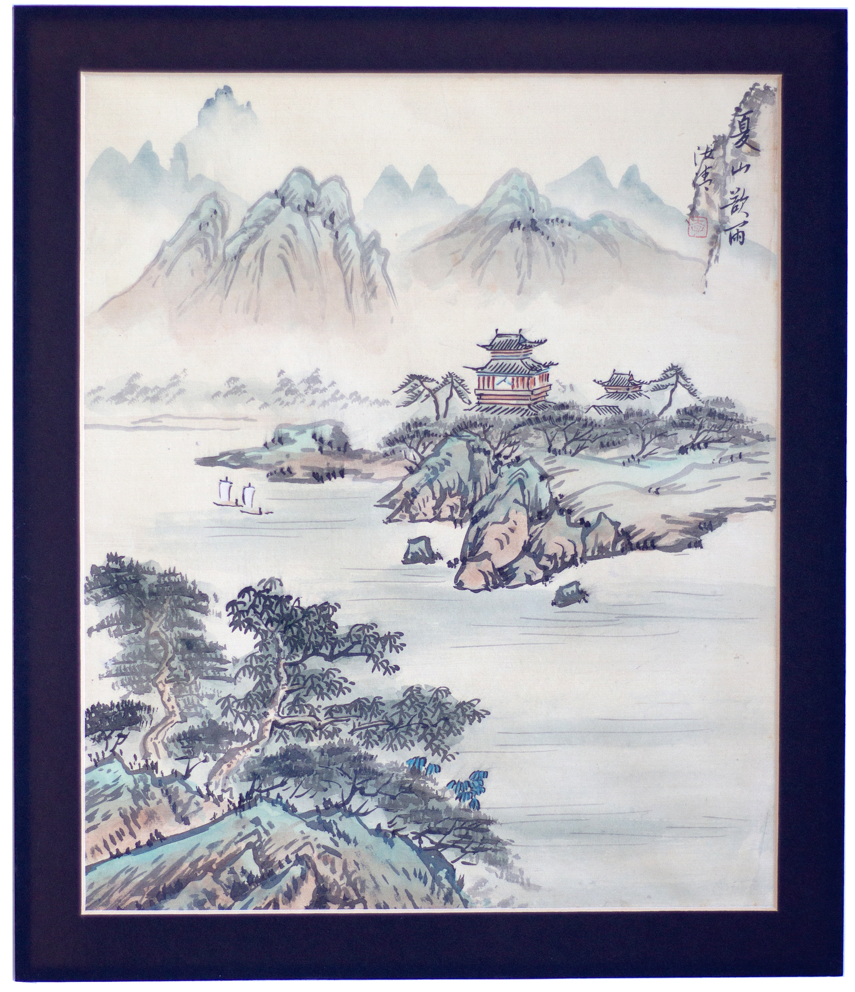 206 · China, Empire/Republic, Watercolour Paintings, 1930s, VGC