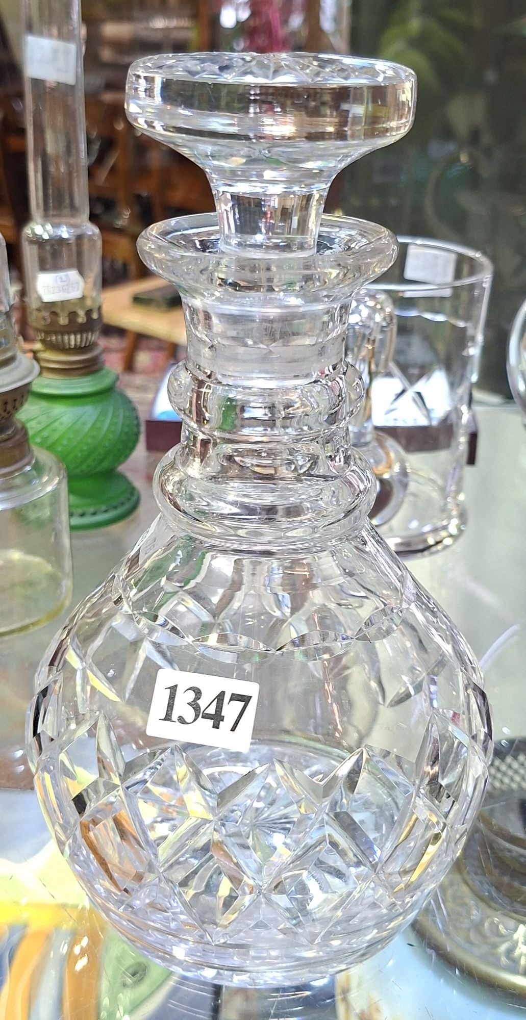 1347 · STUART CRYSTAL WHISKEY DECANTER