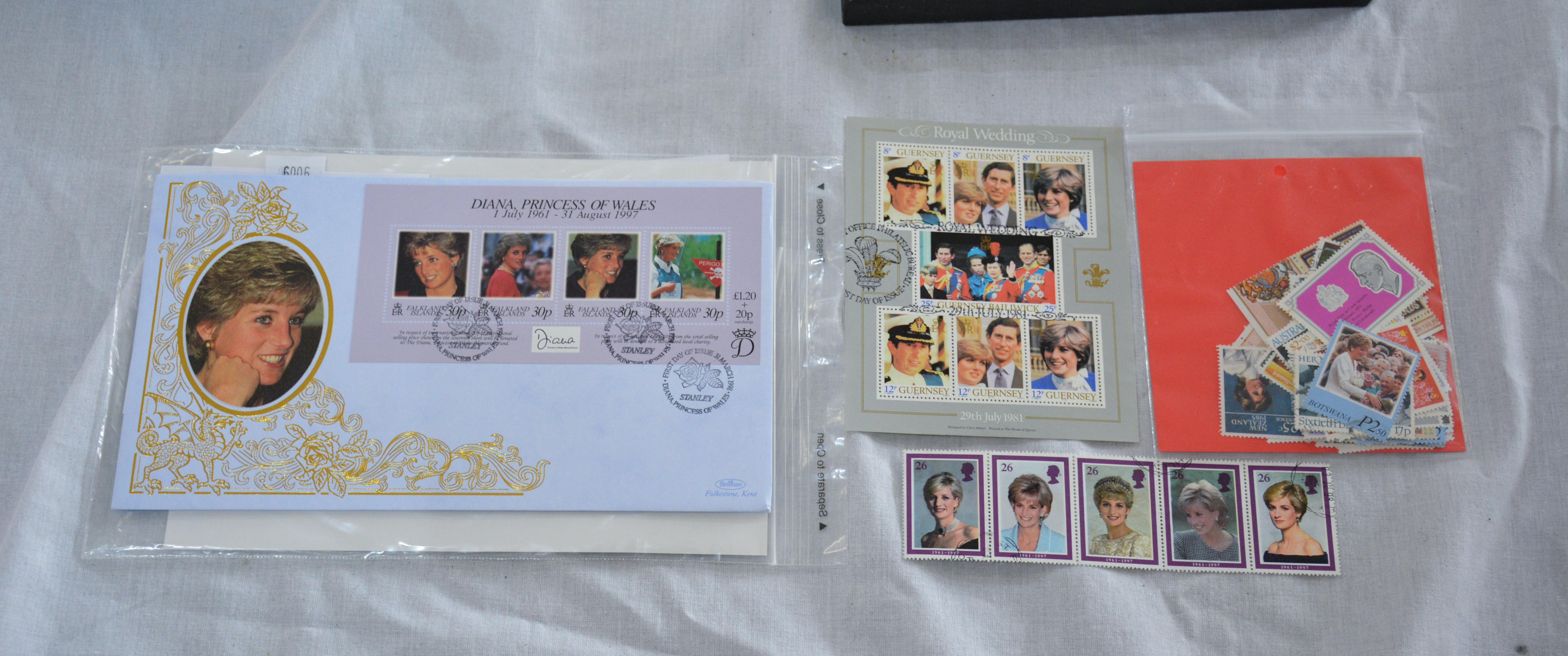 Royalty Stamps Including Princess Diana — NZ auction result