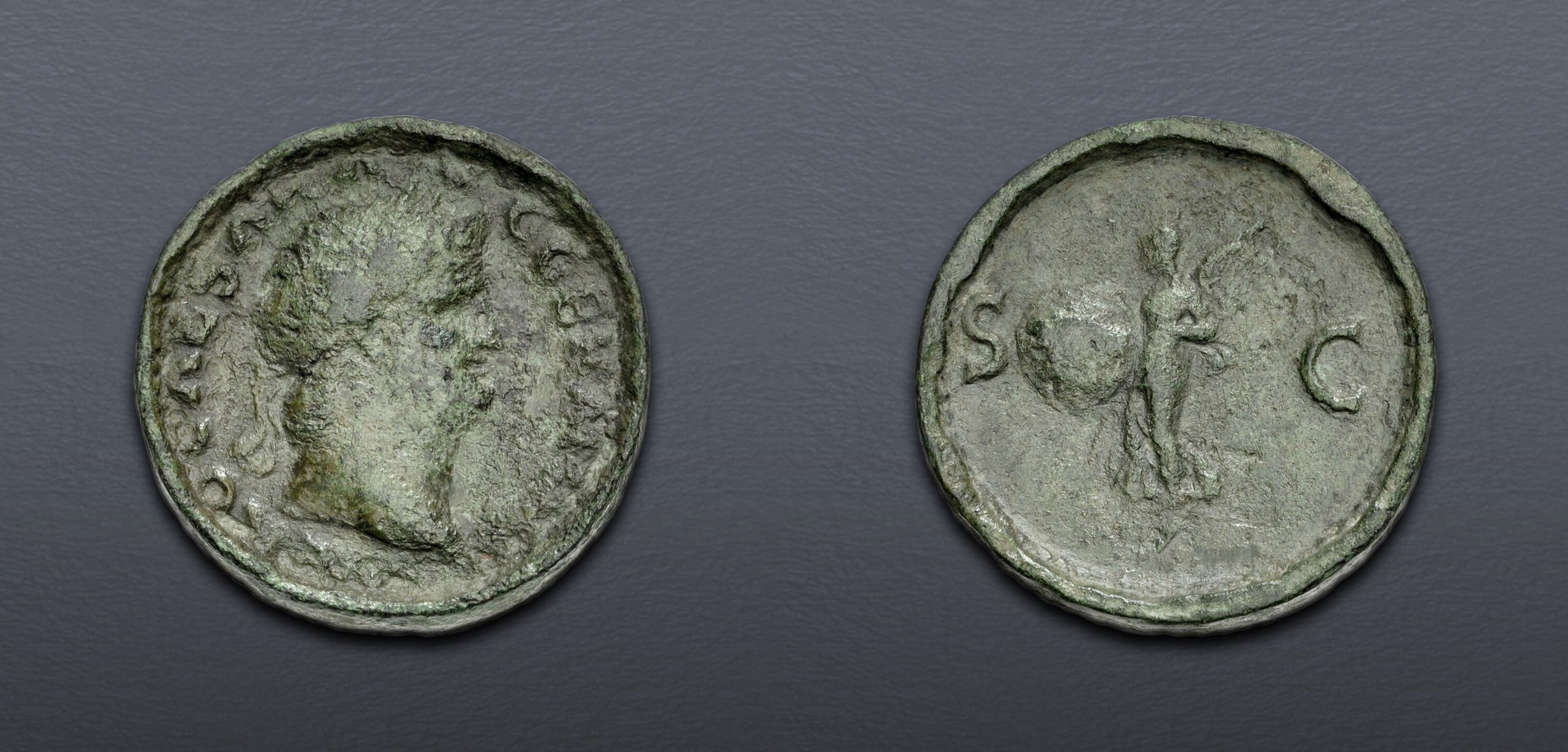 Nero. AD 54-68. Æ As (26mm, 11.87 g, 6h). Rome mint. Struck circa AD 65 ...
