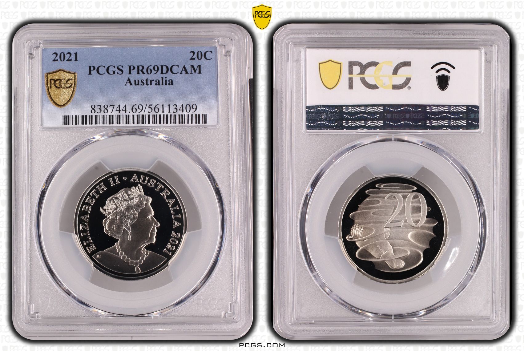 Twenty Cent, 2021, PR69DCAM