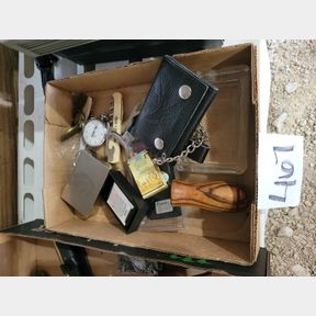 Cigarette lighters, knives, and other related items