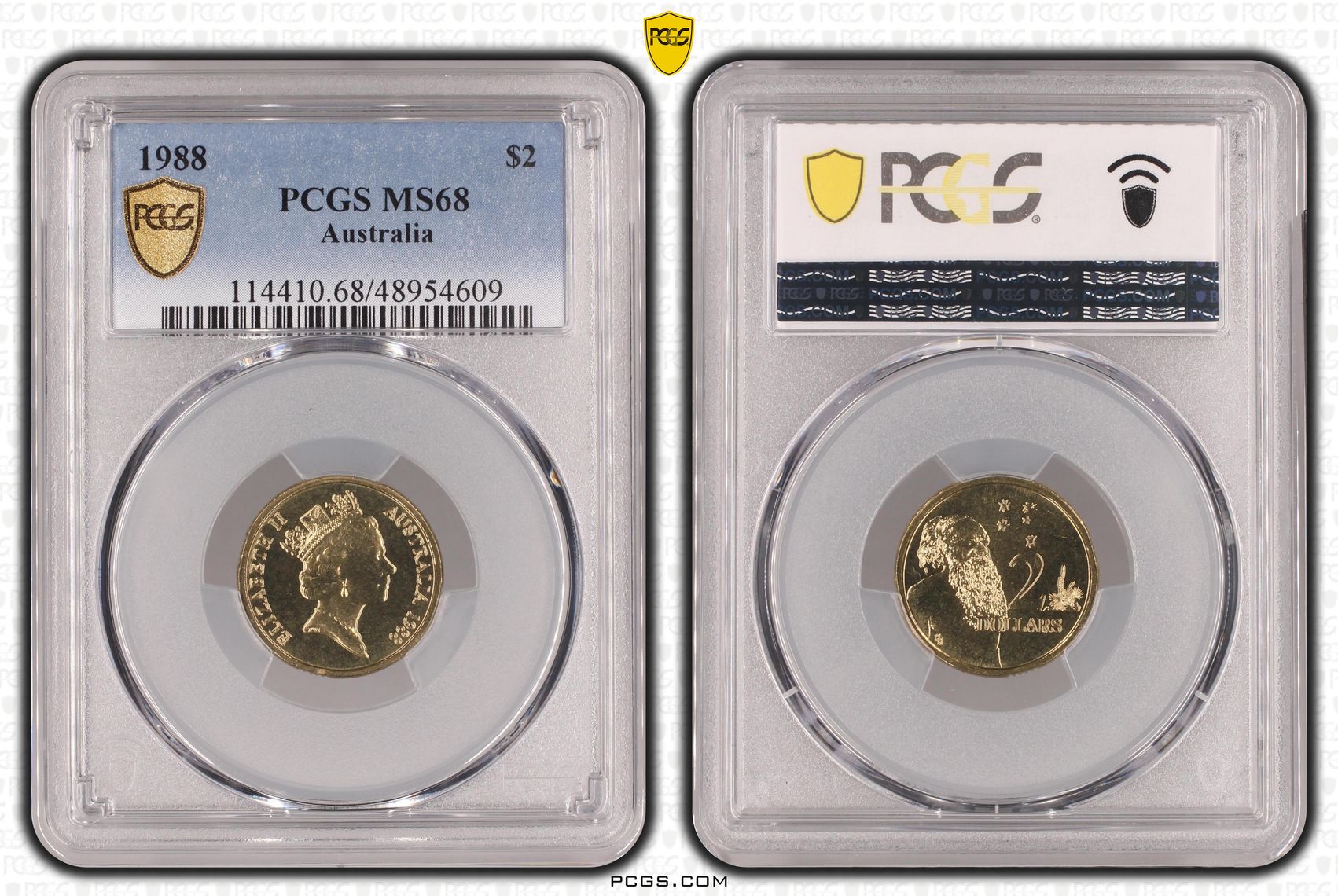 Elizabeth II, , Two Dollar, 1988, PCGS MS68