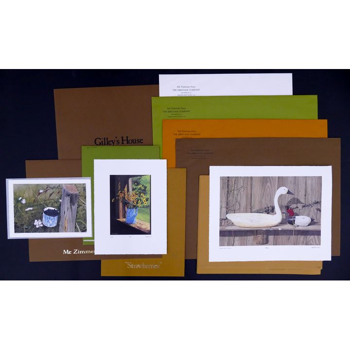 9pc Bob Timberlake S/N Lithographs. Includes Landscapes, Botanicals, and Decoys, Etc.