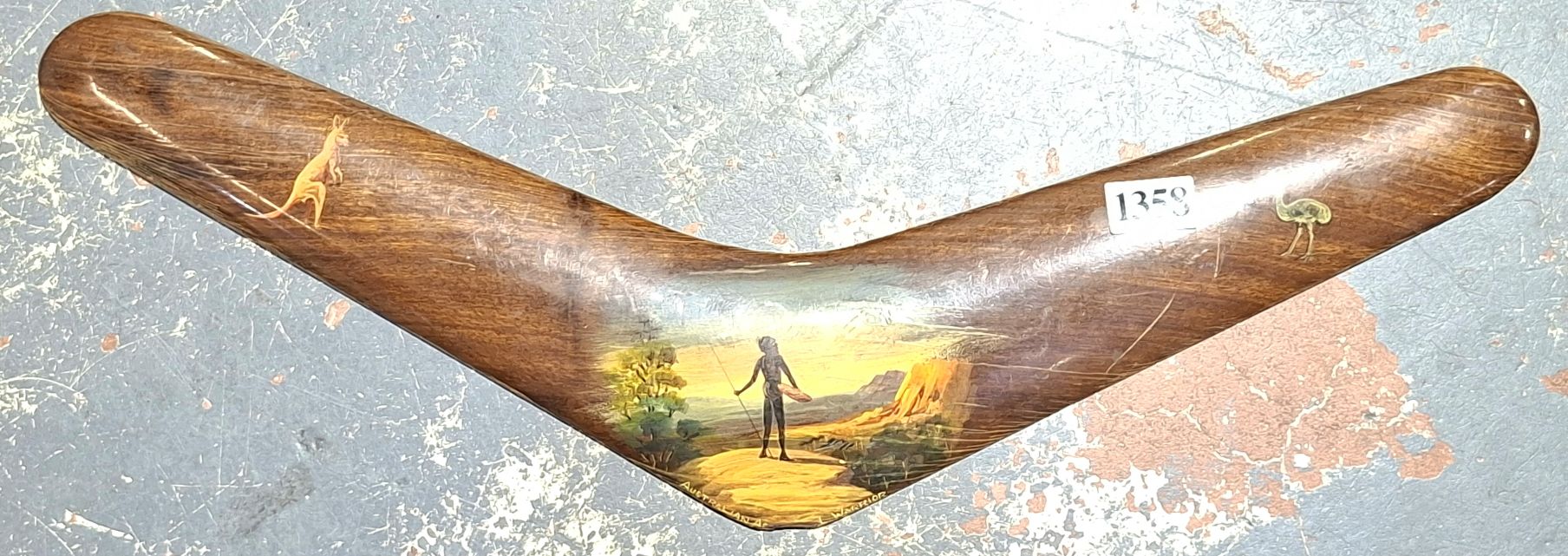1358 · AUSTRALIAN ABORIGINAL WARRIOR BOOMERANG