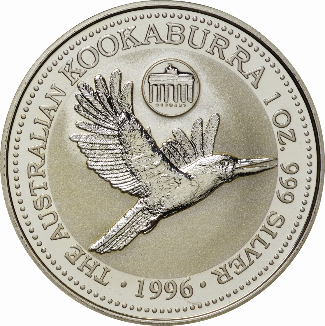 オリジナル 2010年オーストラリア カワセミ1ドル銀貨 999%純銀2010年 
