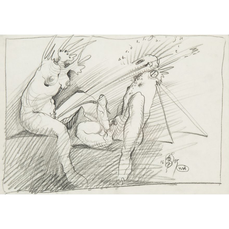 Franciszek Starowieyski | Bez tytułu, 1985 r.