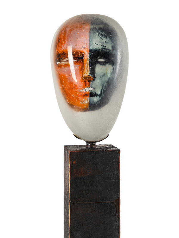 Bertil Vallien
(Swedish/American, b. 1938)
Head on PillarKosta Boda