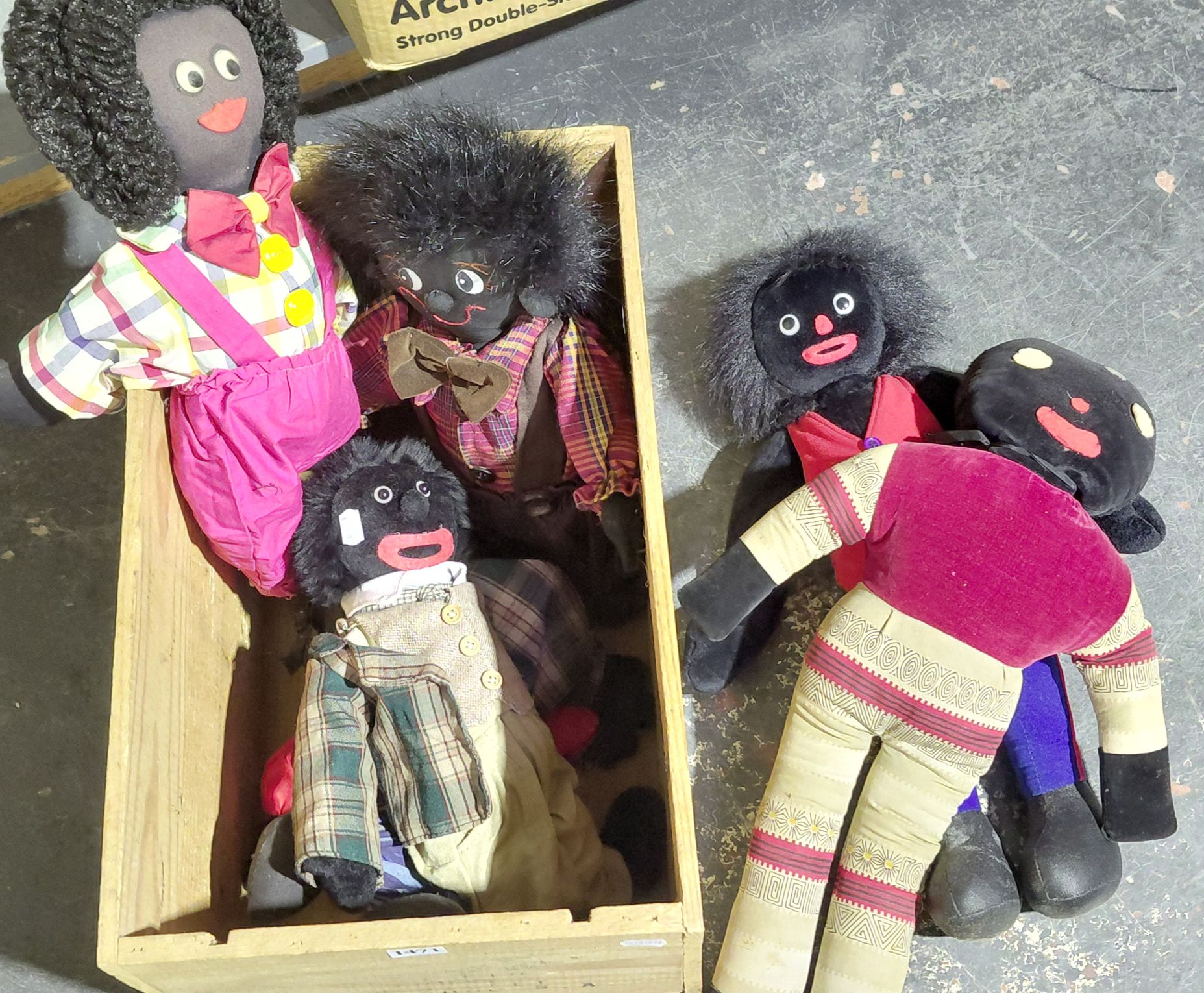 Golly Collection In Wooden Box