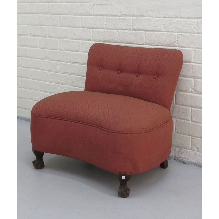 SMALL UPHOLSTERED SETTEE