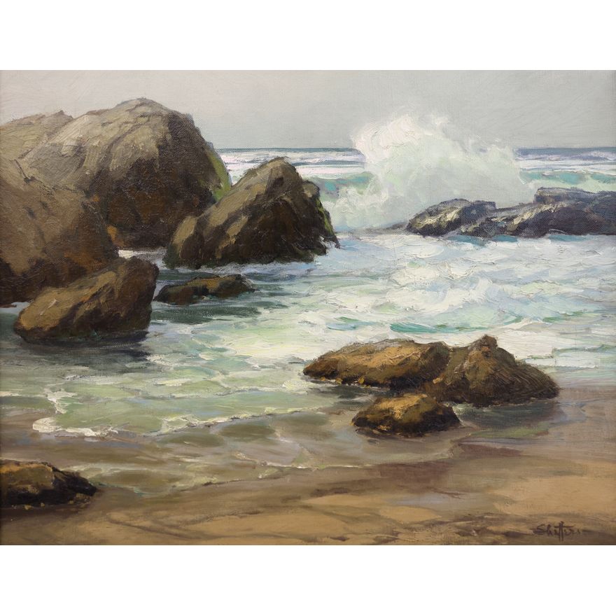 Peter Winthrop Sheffers ''Foam on the Sands'' Oil
