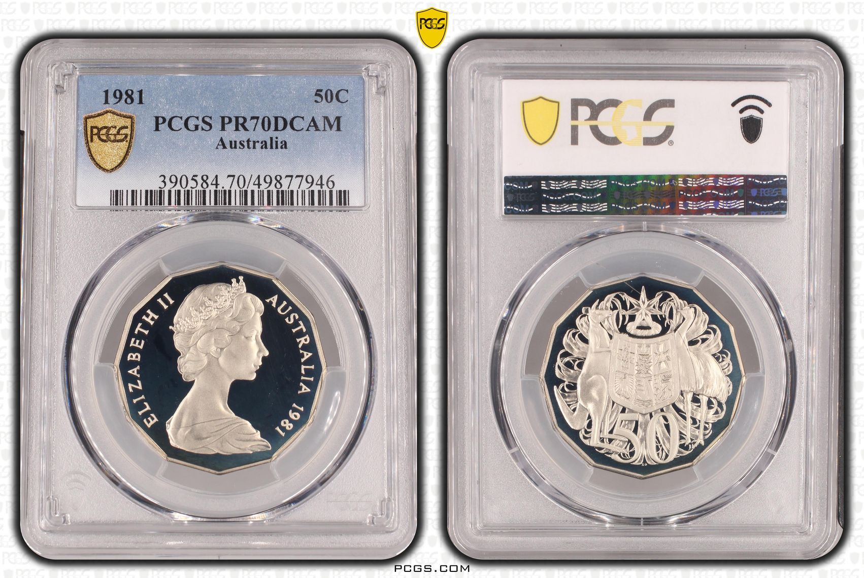 Fifty Cent, 1981, PCGS PR70DCAM