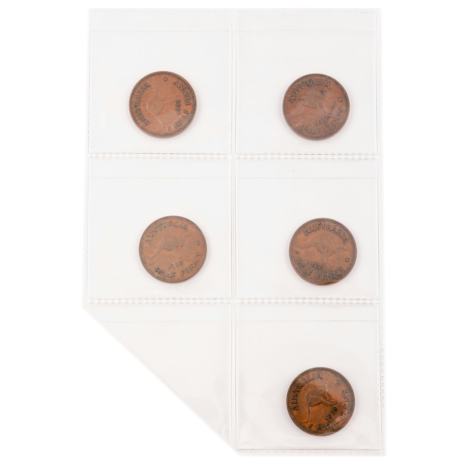 George VI, Halfpenny, 1939, VF - aEF