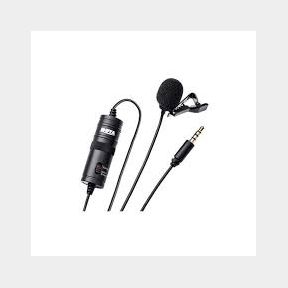 Boya BY-M1 Omni-directional Lavalier Microphone - Black-50584/571 B4(S7)