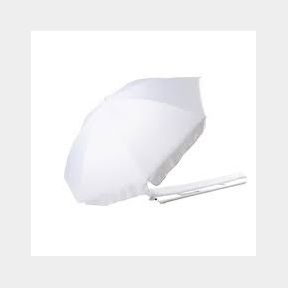 BRAND NEW - Alice Umbrellas 2M Beach Umbrella with carry bag - White-50591/184 B4(s5)