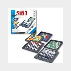 5 IN 1 MAGNETIC GAME SUITABLE FOR 2-4 PLAYERS Bar 6001352027381- 51748/10947 AS B1 (S8)