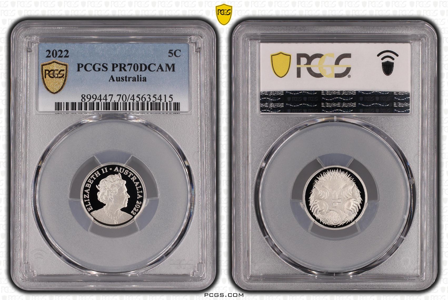 Five Cent, 2022, PCGS PR70DCAM