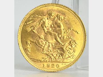 1920 GEORGE V PERTH MINT GOLD SOVEREIGN