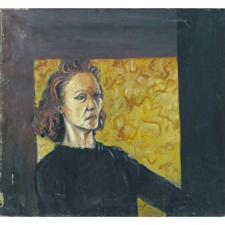 Neil Meitzler ''Portriat of Betty Keenan'' 1960's Oil on Canvas