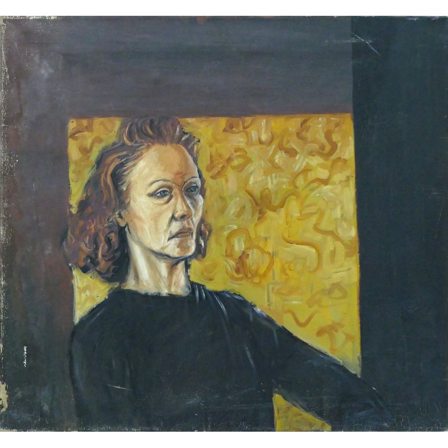Neil Meitzler ''Portriat of Betty Keenan'' 1960's Oil on Canvas