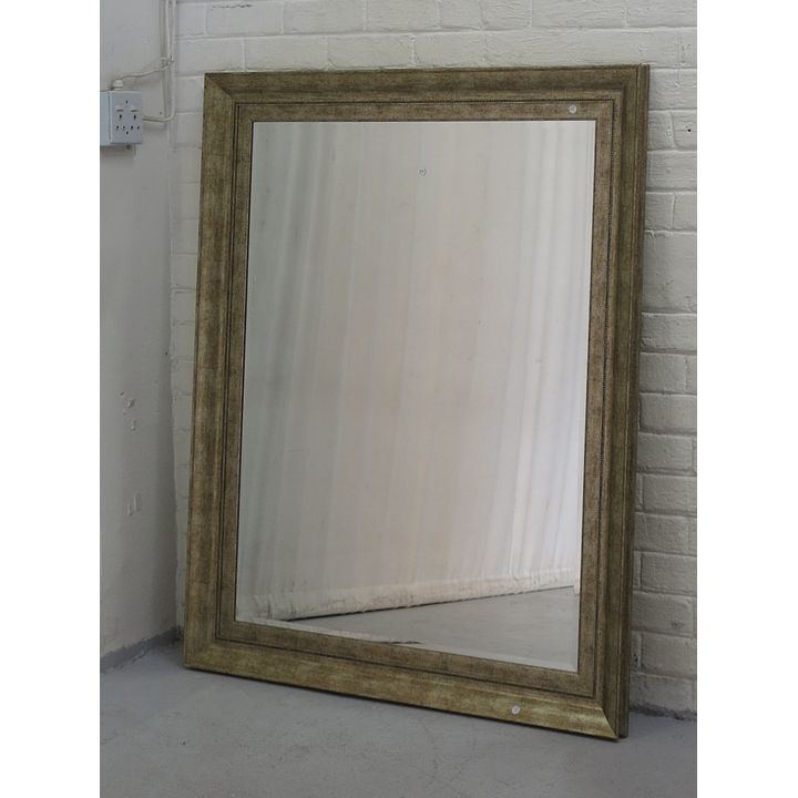 FRAMED BEVELLED GLASS MIRROR