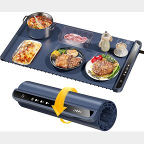 LNNIW FOOD WARMING MAT,WARMING MAT FOR FOOD,ELECTRIC WARMING TRAY FOR GATHERINGS, PARTIES AND EVERYDAY USE,HEATING FASTLY IN 10S,P