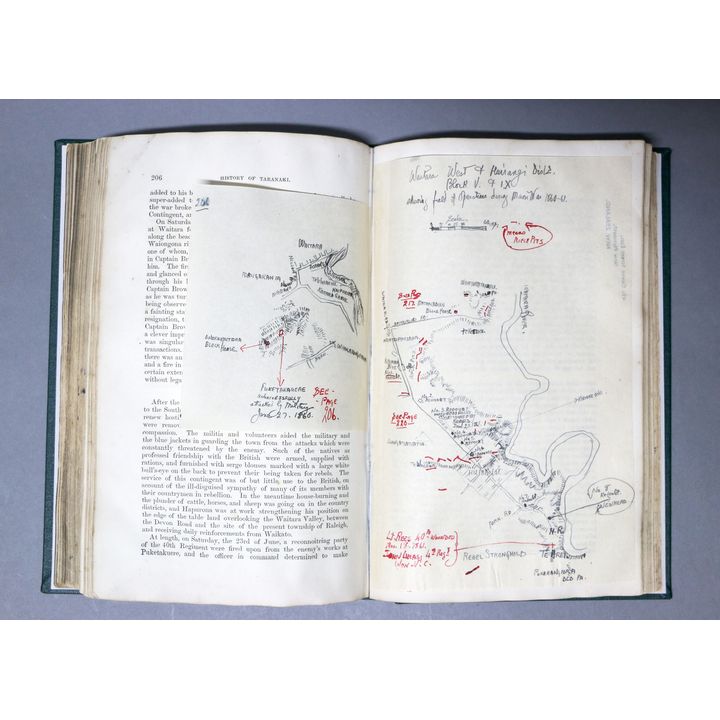 WELLS. B. [association copy] - History of Taranaki
