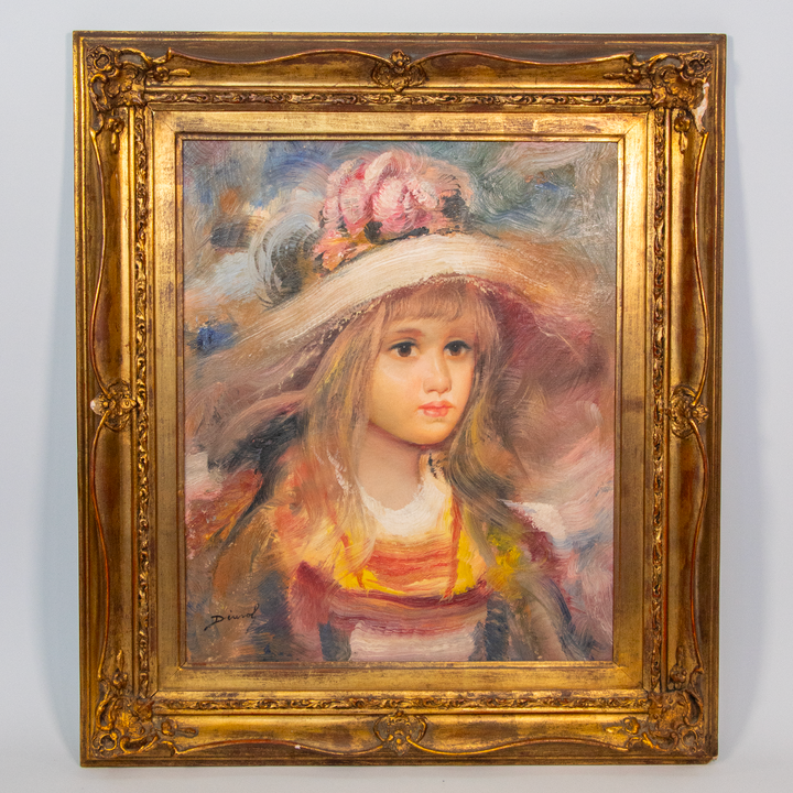 Retrato a la manera de Pierre-Auguste Renoir (Francia, 1841 - 1919)