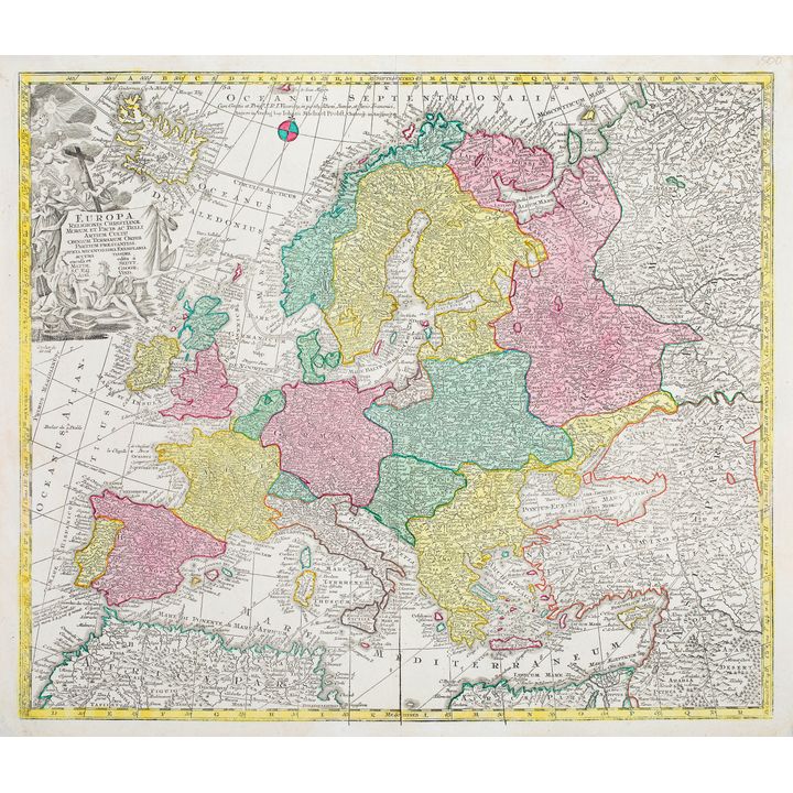 Matthäus Seutter | Europa Religionis Christianae Morum et Pacis…