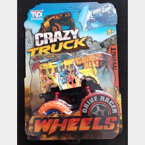 CRAZY TRUCK DRIVE RACER STUNT YELLOW GRAFFITI - 51844/1966